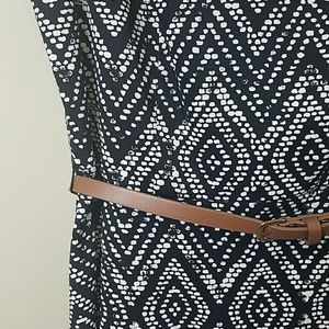 Dress Barn Dresses - Dress Barn Belted Print Dress Dress Barn Dresses - Dress Barn Belted Print Dress